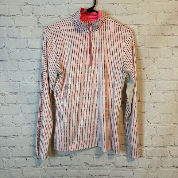 Tail White Label Pink Quarter Zip Pullover size Medium - Picture 1 of 9